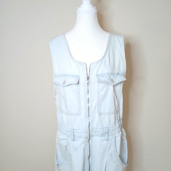 Free People We The Free Cloud Nine Relaxed Fit Jumpsuit Size Large - Picture 5 of 10